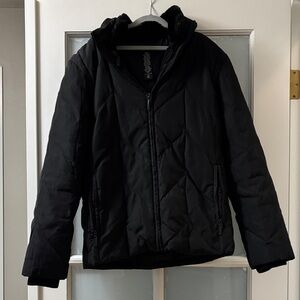 New York & Company Women's Black Puffer Jackets (2 jackets in one!!!)